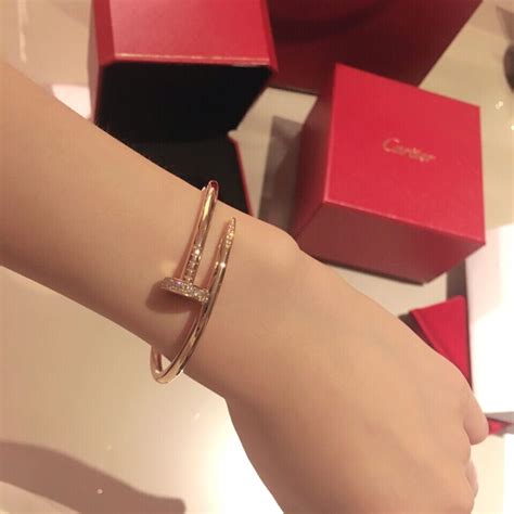 bracelet cartier clou femme prix|juste un clou bracelet price.